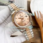 Replica Rolex President Day Date II Two Tone Rose Gold Watch 41MM